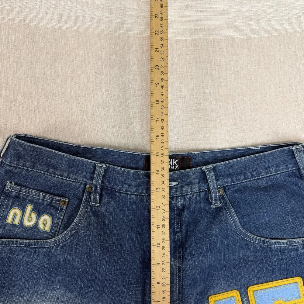 Vintage UNK Denim NBA Men's Shorts Denver Nuggets Carmelo Anthony #15 Baggy Y2K